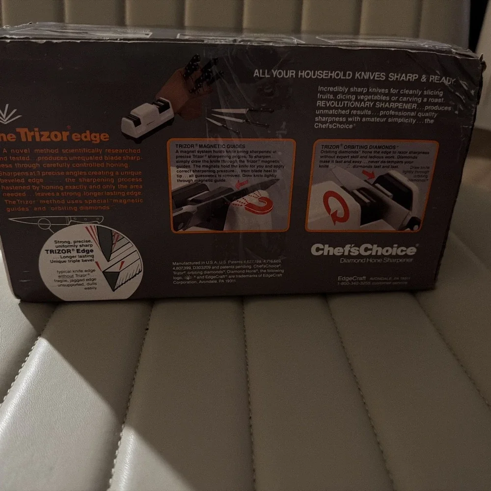 Chef's Choice Professional 100 Diamond Hone Sharpener- Special Chrome Edition